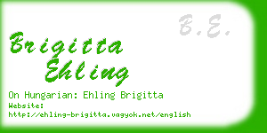 brigitta ehling business card